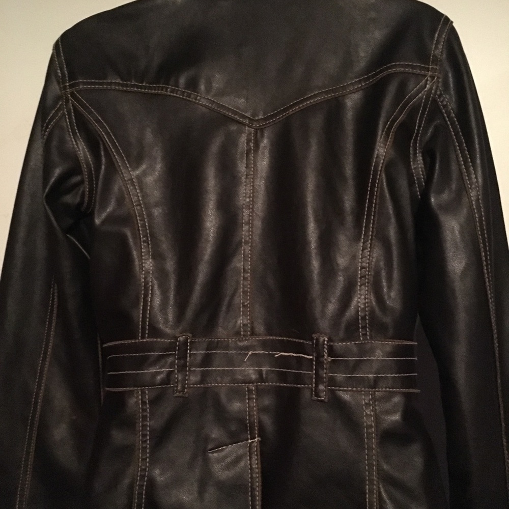 Refuge Faux Leather Jacket - Picture 3 of 5